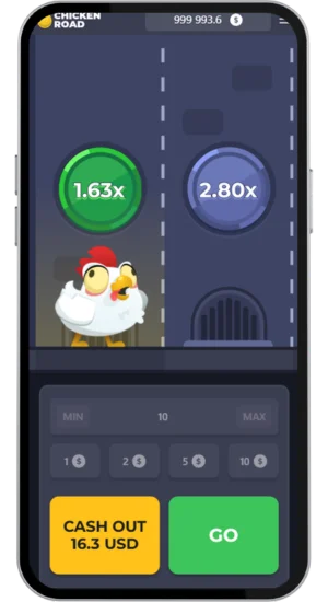 Chicken Road cashout screen
